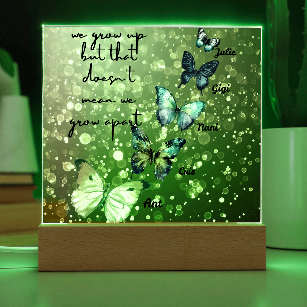 We Grow but Never Apart