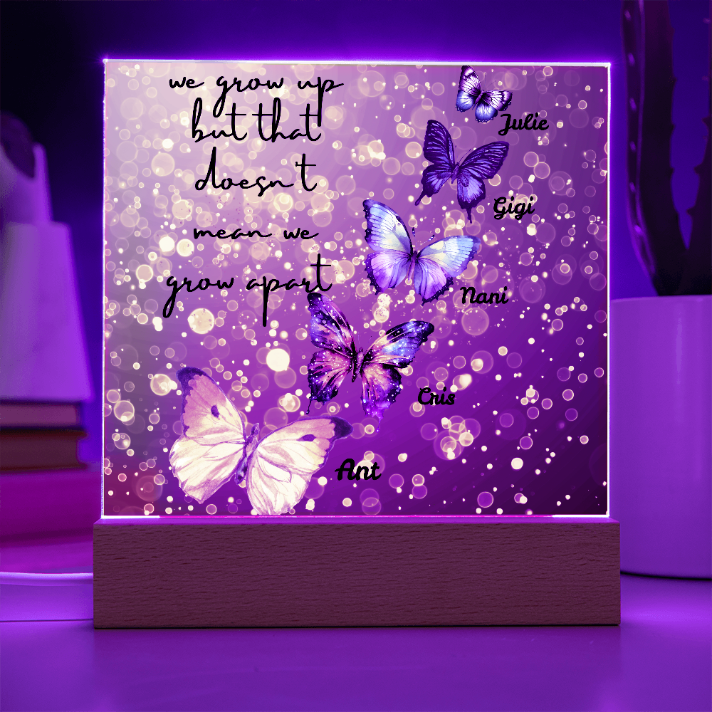 We Grow but Never Apart