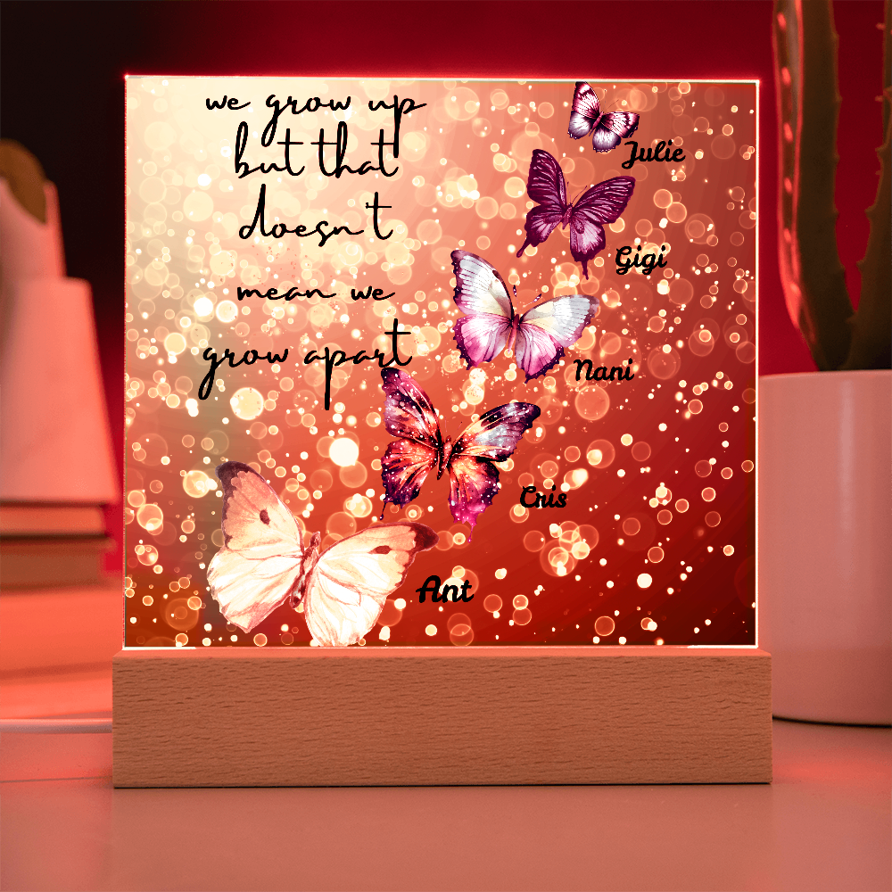 We Grow but Never Apart