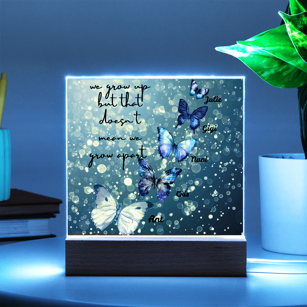 We Grow but Never Apart