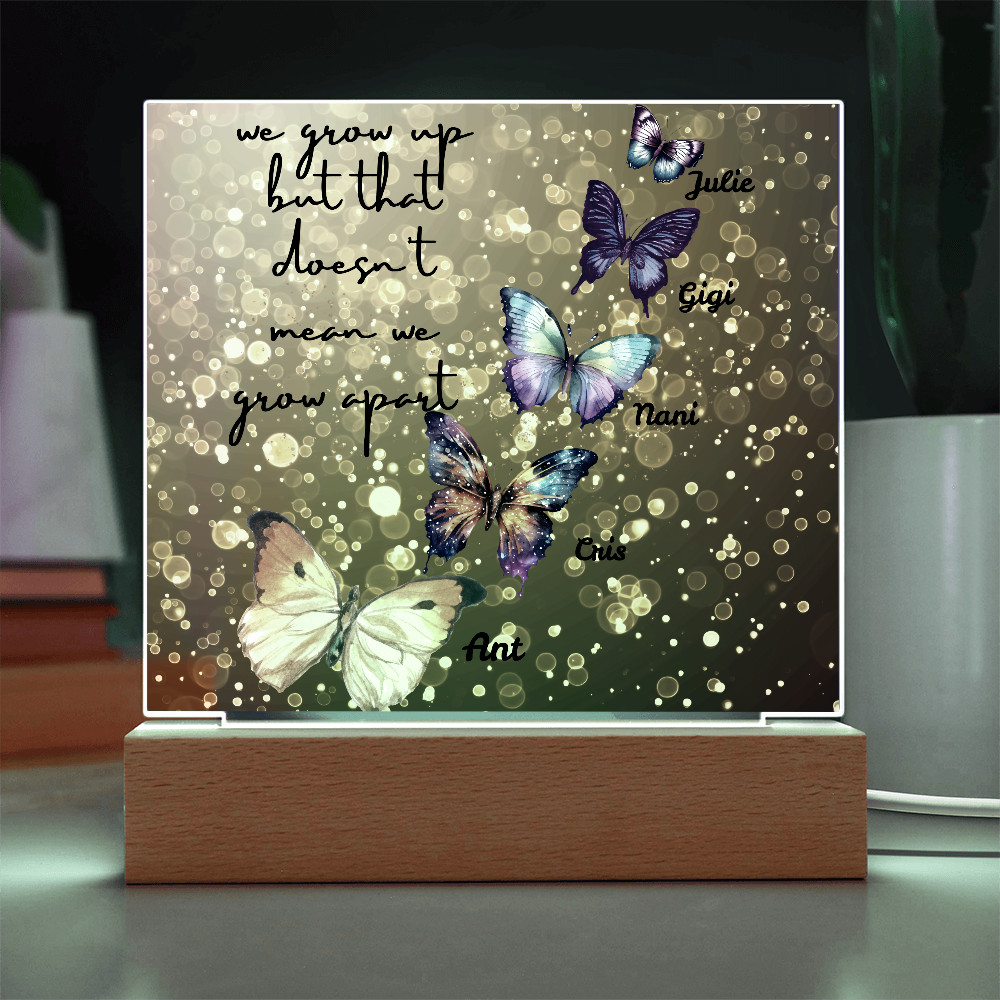 We Grow but Never Apart