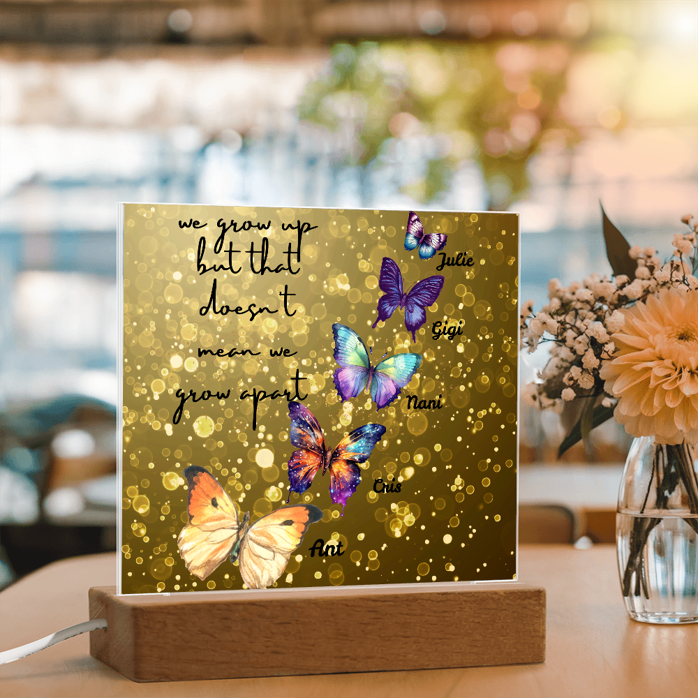 We Grow but Never Apart