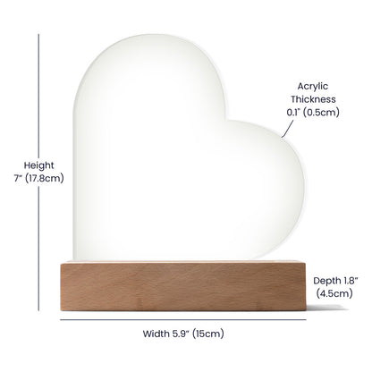 John 3:16 Valentine Heart plaque