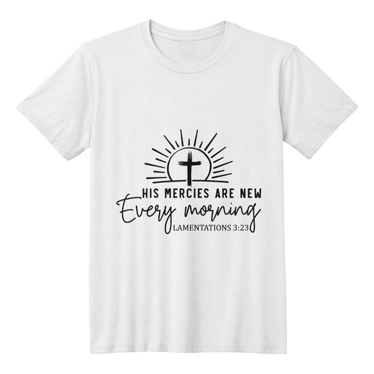 Lamentations 3:23 Minimalist Unisex Style