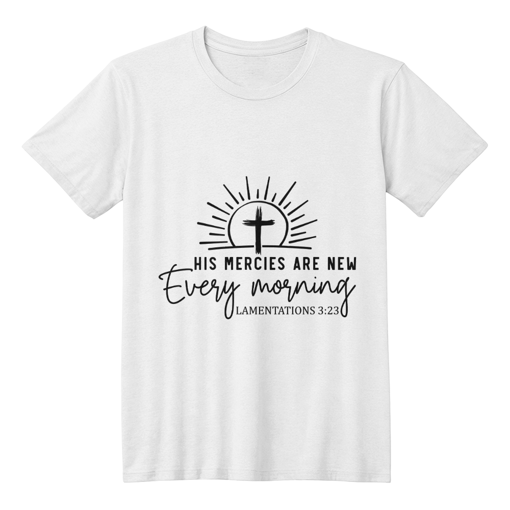 Lamentations 3:23 Minimalist Unisex Style