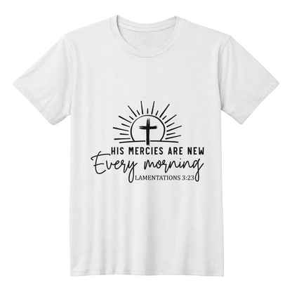 Lamentations 3:23 Minimalist Unisex Style