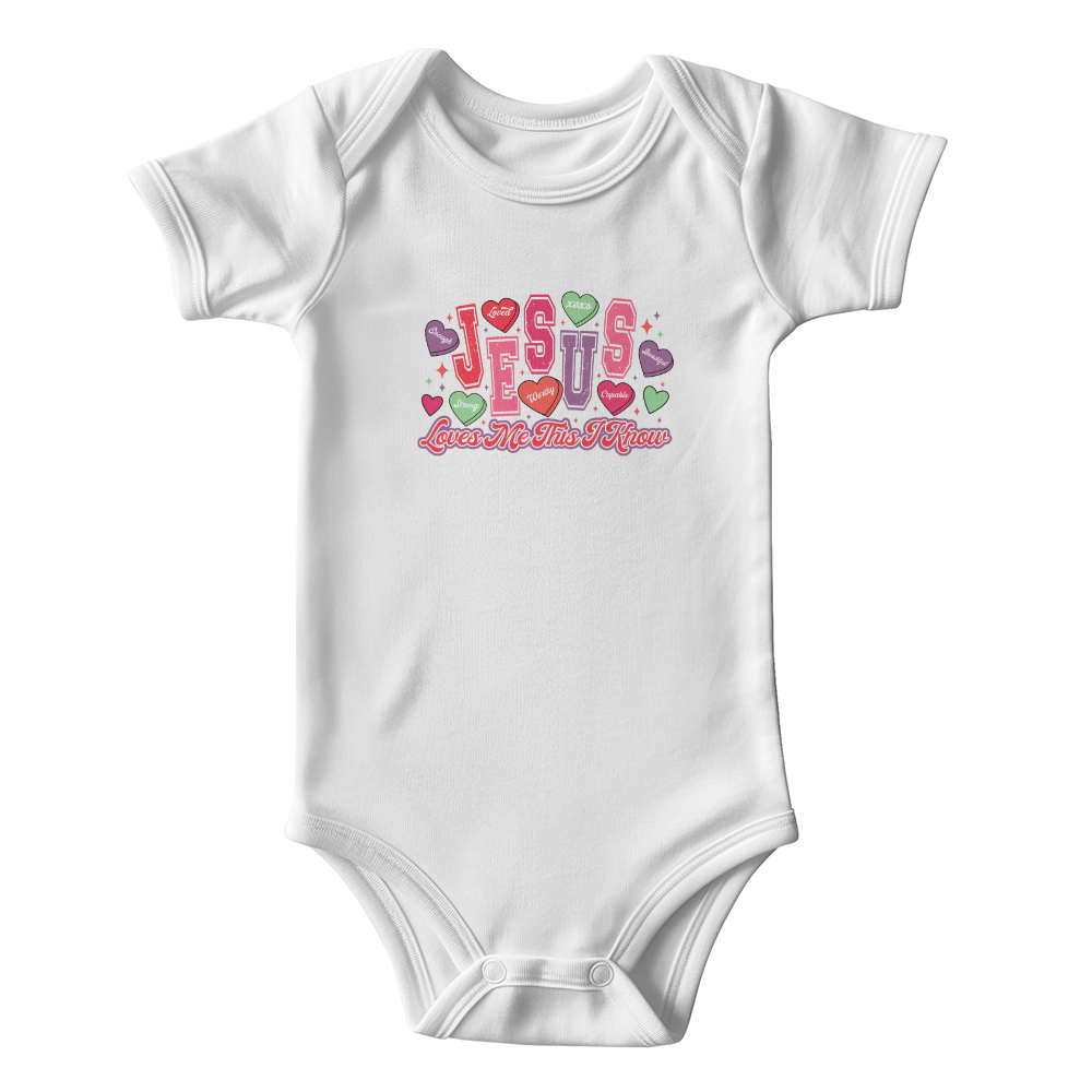 Jesus Loves Me Onsie Valentine