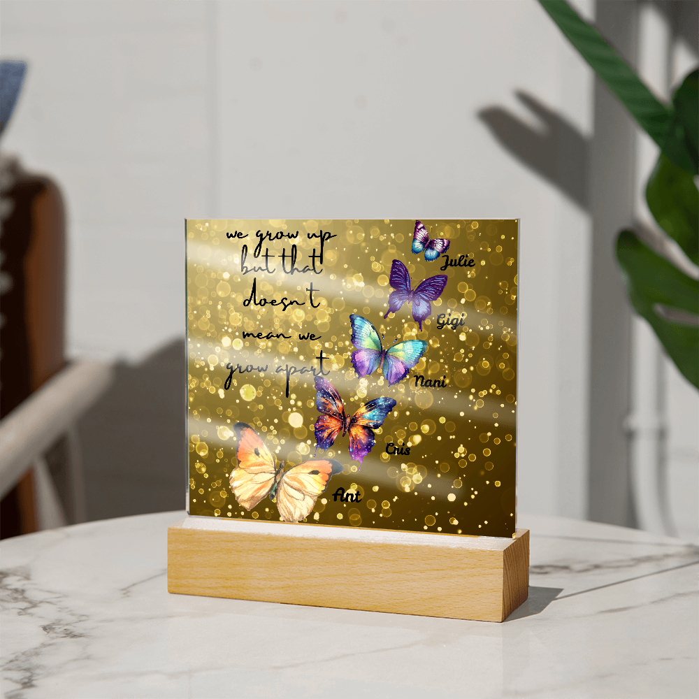 We Grow but Never Apart