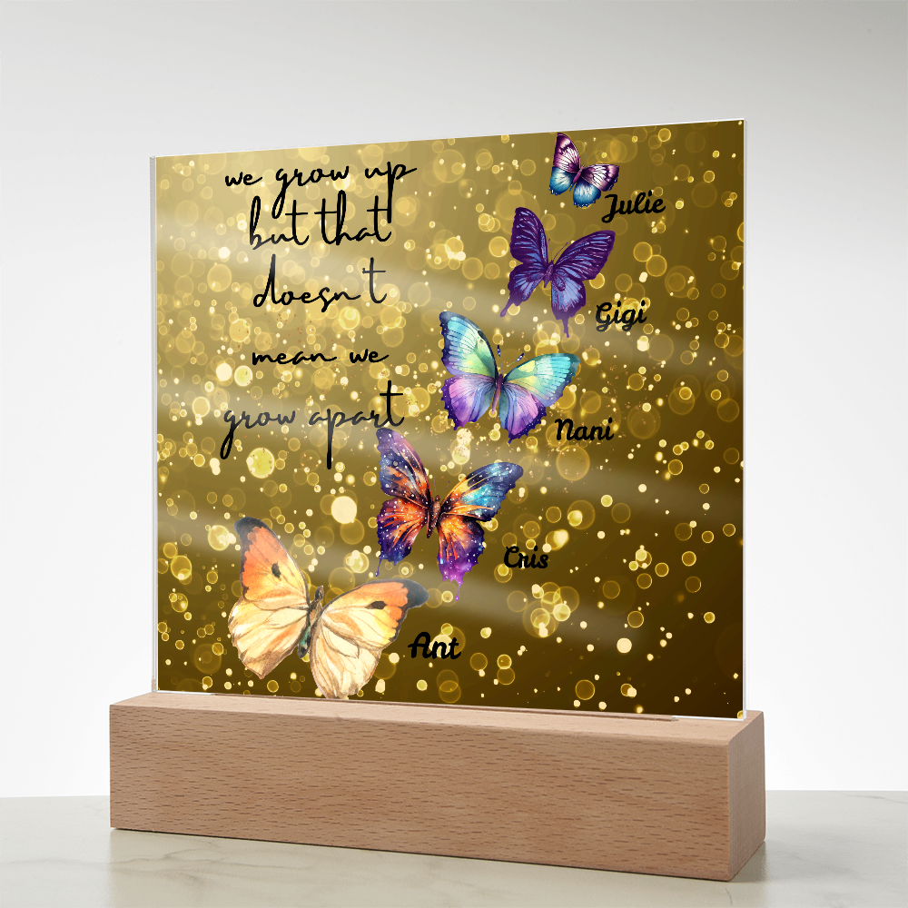 We Grow but Never Apart