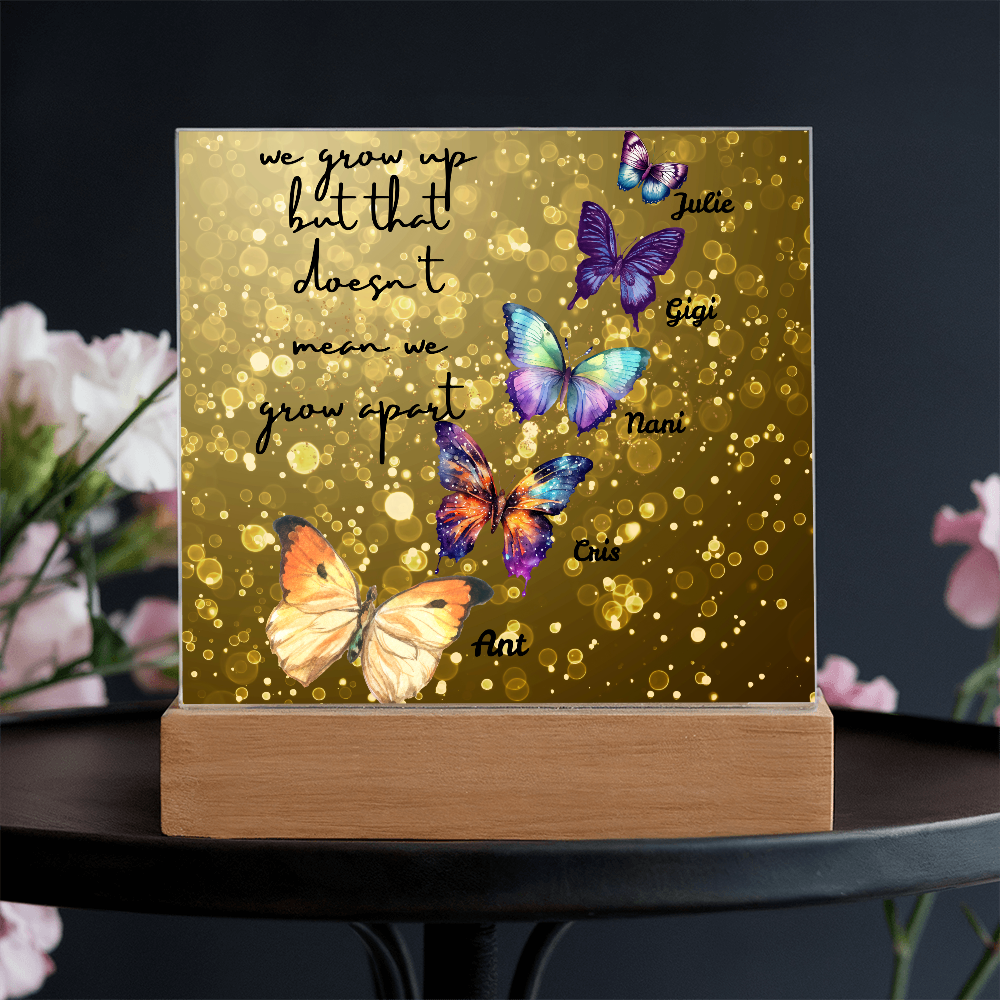 We Grow but Never Apart