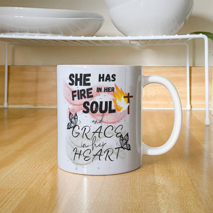 Jeremiah 20:9 Fire And Grace Mug