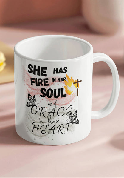 Jeremiah 20:9 Fire And Grace Mug