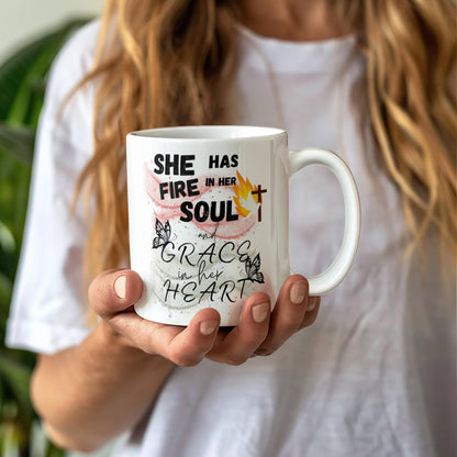 Jeremiah 20:9 Fire And Grace Mug