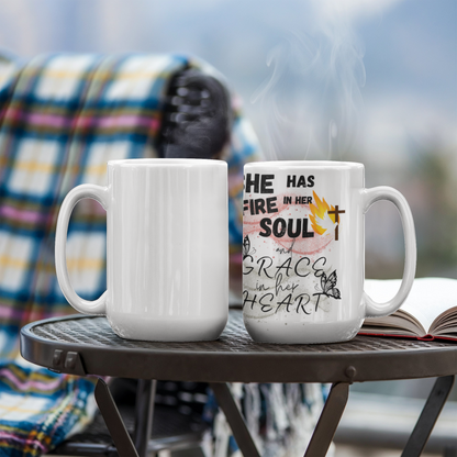 Jeremiah 20:9 Fire And Grace Mug