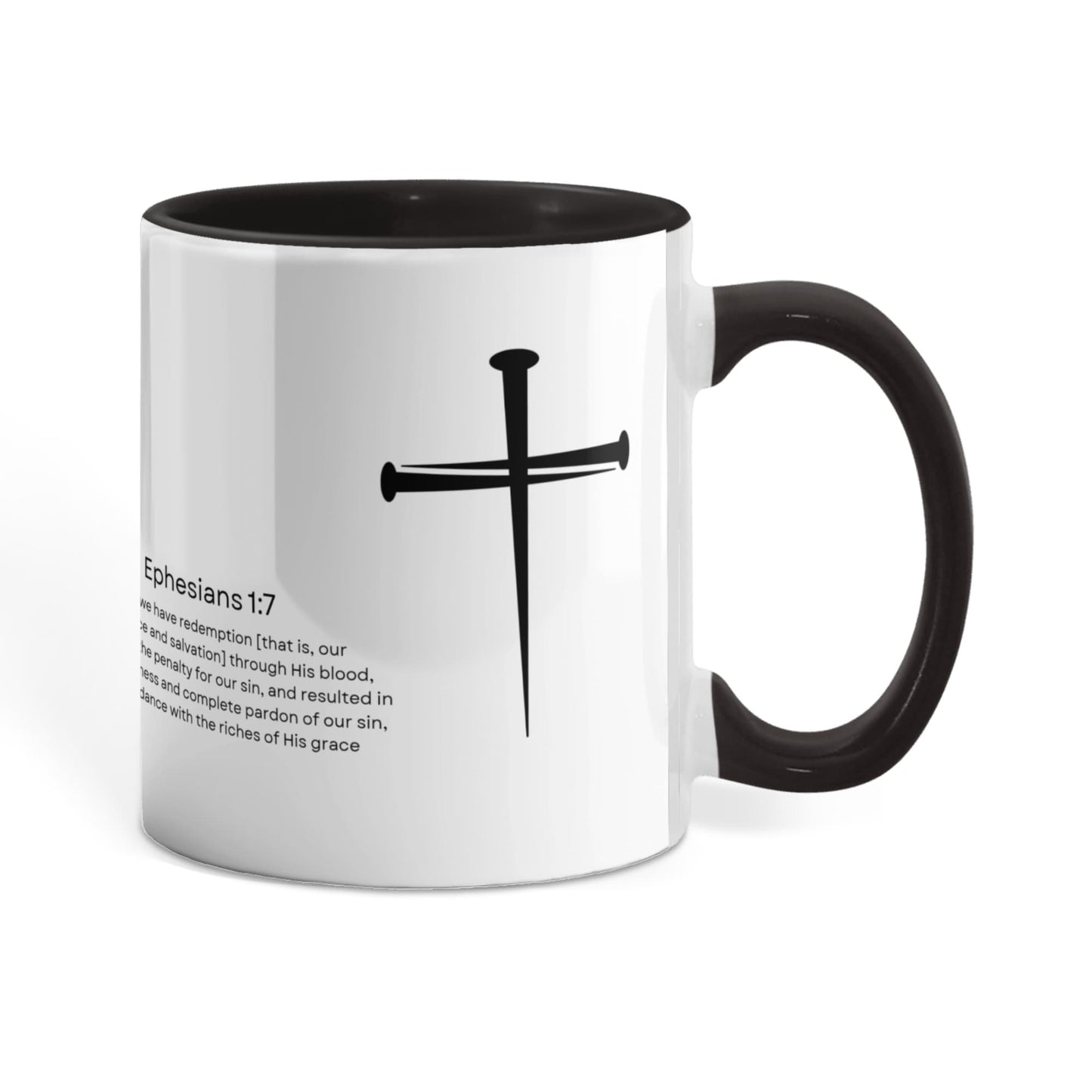 Redeemed Restored Saved Ephesians 1:7 Color Mug
