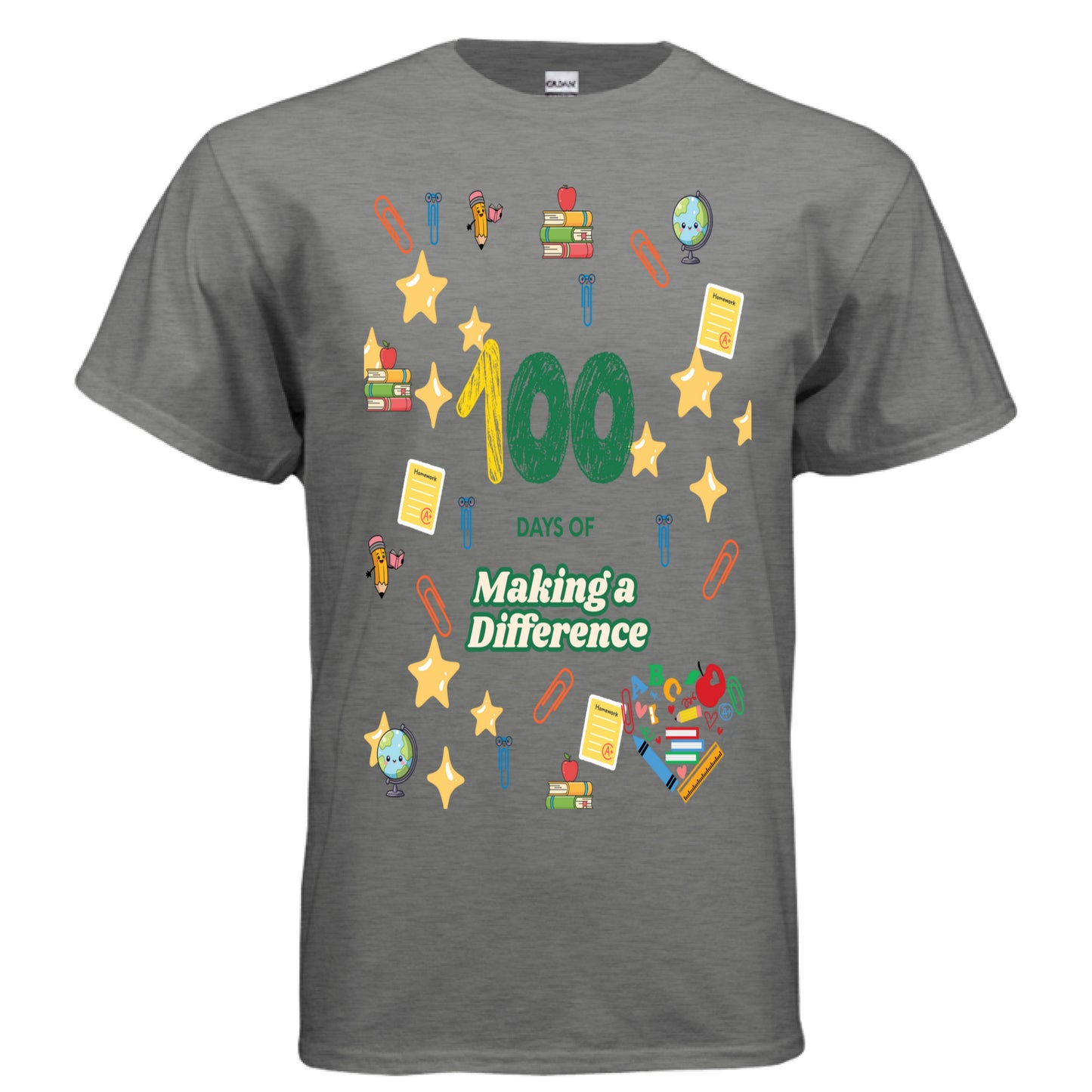 GRAPHITE HEATHER - FRONT