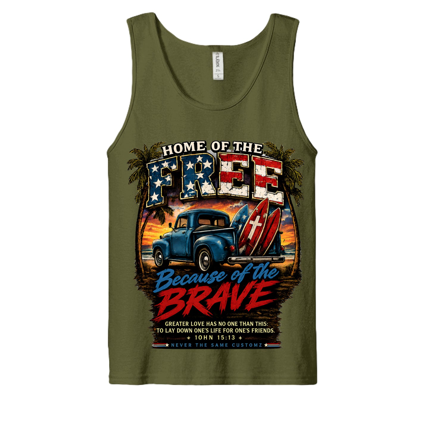 Military Green - S105 - FRONT