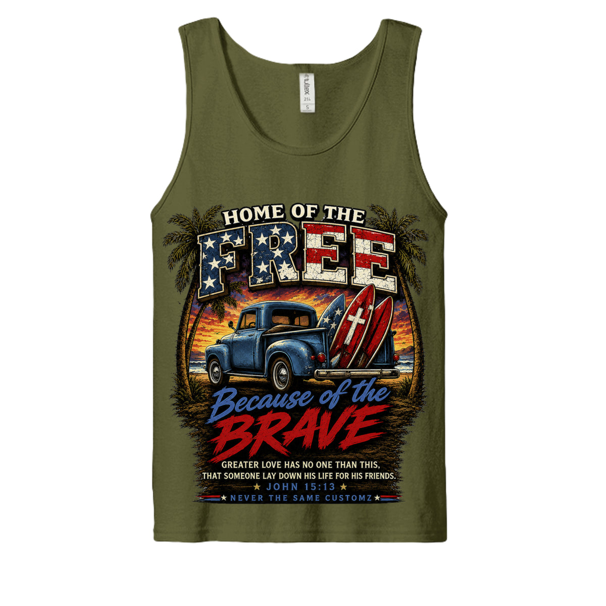 Military Green - S105 - FRONT