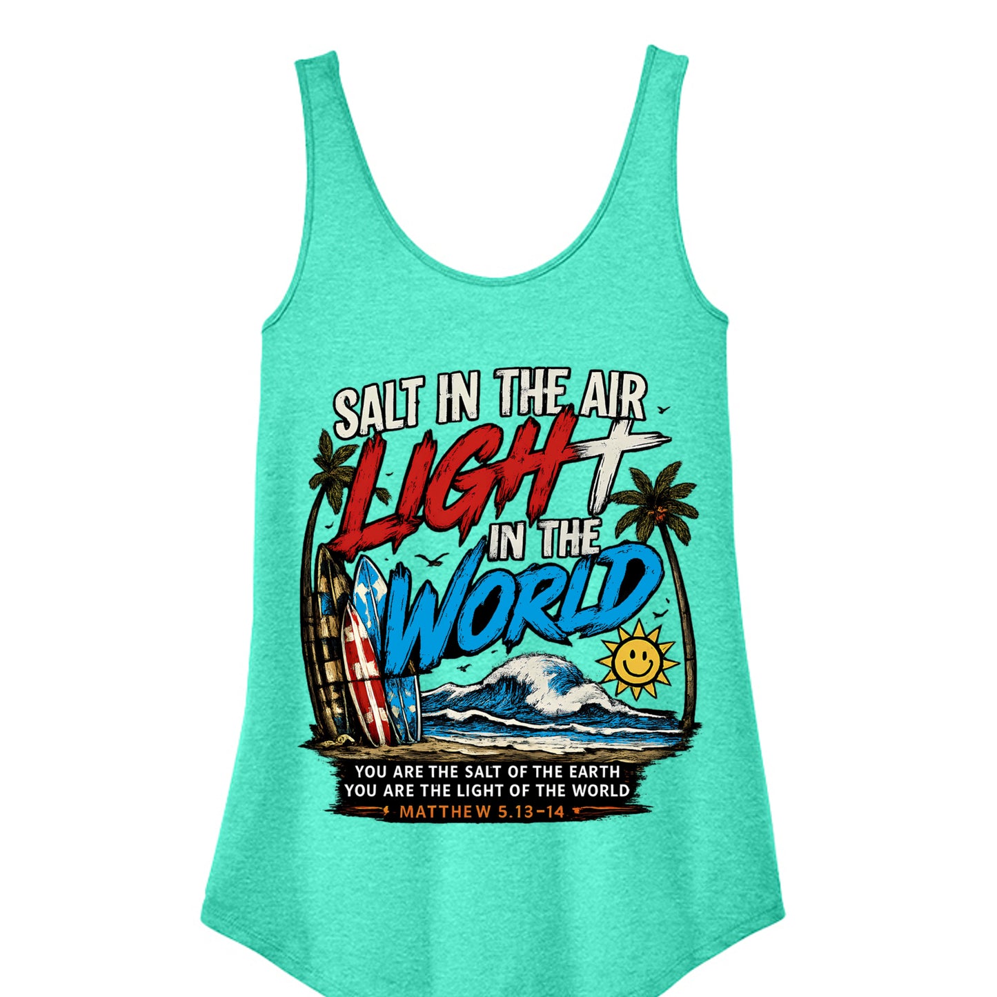 Aqua Heather - DT151 - FRONT