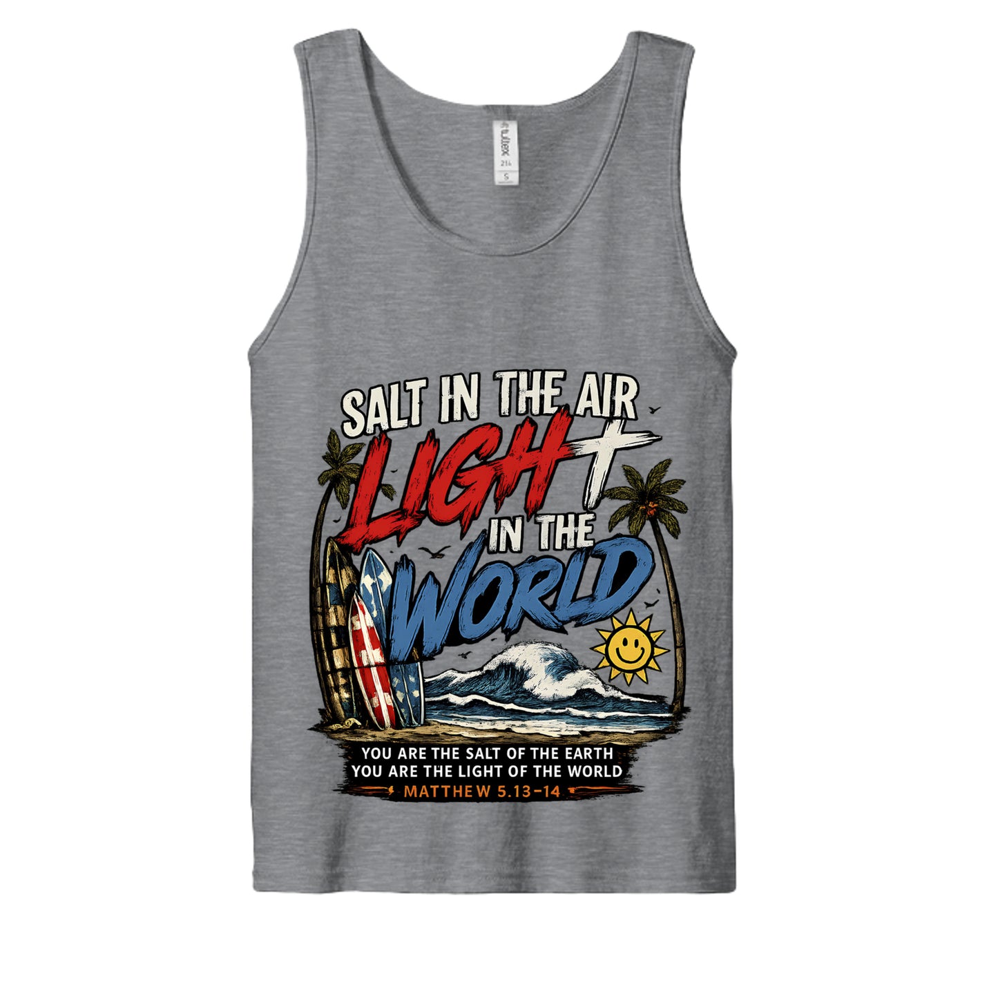 Heather Grey - S105 - FRONT